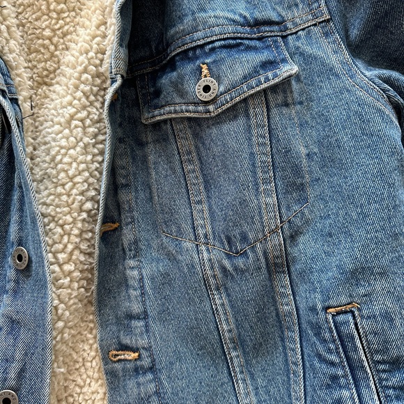 Flint & Tinder Type 3 Sherpa-Lined Trucker Jacket / Small - Picture 15 of 16